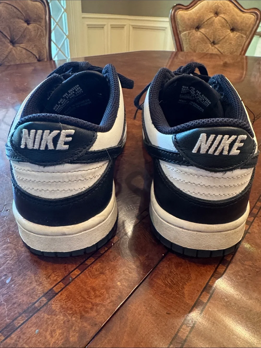 Nike dunks  kids Black and White Low-Top Sneakers